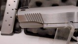 used Dan Wesson Patriot 1911 45 acp 5" barrel stainless 2 8 round mags test shells hard plastic case - 6 of 22