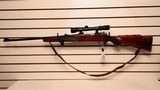 Used Mauser 98 8mm basic scope mounted leather strap good overall working condition - 1 of 25