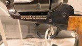 used Ruger Blackhawk 357 magnum 6 1/2" barrel original black grips and plastic case manuals good condition - 8 of 22