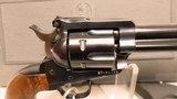 used Ruger Blackhawk 357 magnum 6 1/2" barrel original black grips and plastic case manuals good condition - 18 of 22