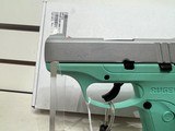 new ruger EC9S 9MM 3.12 Turquoise FS1/7rd. new in the box 2 in stock - 2 of 13