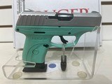 new ruger EC9S 9MM 3.12 Turquoise FS1/7rd. new in the box 2 in stock - 12 of 13