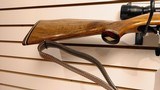 Used Weatherby Mark XXII 22LR 24" barrel tasco scope with covers leather strap good condition - 22 of 25