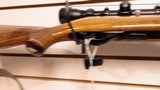 Used Weatherby Mark XXII 22LR 24" barrel tasco scope with covers leather strap good condition - 24 of 25