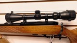Used Weatherby Mark XXII 22LR 24" barrel tasco scope with covers leather strap good condition - 8 of 25