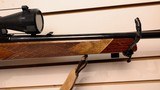 Used Weatherby Mark XXII 22LR 24" barrel tasco scope with covers leather strap good condition - 13 of 25