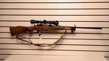 Used Weatherby Mark XXII 22LR 24" barrel tasco scope with covers leather strap good condition - 11 of 25