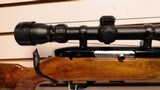 Used Weatherby Mark XXII 22LR 24" barrel tasco scope with covers leather strap good condition - 17 of 25