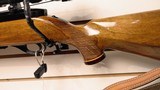 Used Weatherby Mark XXII 22LR 24" barrel tasco scope with covers leather strap good condition - 5 of 25