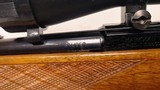 Used Weatherby Mark XXII 22LR 24" barrel tasco scope with covers leather strap good condition - 12 of 25