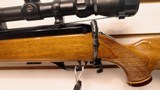 Used Weatherby Mark XXII 22LR 24" barrel tasco scope with covers leather strap good condition - 4 of 25