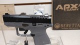 New Beretta APX-A1 Carry Wolf Grey Pistol 6 / 8 RD 9mm JAXN926A1 new in box - 3 of 13