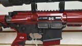 Lightly used Anderson AM15 7.62x39 16" barrel 10 round magadjustable stock 3-9x40 scope electric raspberry color - 19 of 25