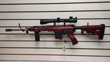 Lightly used Anderson AM15 7.62x39 16" barrel 10 round magadjustable stock 3-9x40 scope electric raspberry color - 1 of 25