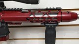 Lightly used Anderson AM15 7.62x39 16" barrel 10 round magadjustable stock 3-9x40 scope electric raspberry color - 22 of 25