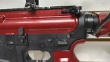 Lightly used Anderson AM15 7.62x39 16" barrel 10 round magadjustable stock 3-9x40 scope electric raspberry color - 5 of 25