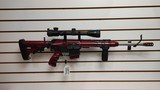 Lightly used Anderson AM15 7.62x39 16" barrel 10 round magadjustable stock 3-9x40 scope electric raspberry color - 14 of 25