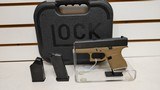 New GLOCK G43 3.39" 9MM PISTOL, FDE/BLACK - ACG-00838 - 1 of 19
