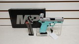 new Smith & Wesson M&P9 Shield EZ 3.62" barrel9mm Pistol with Robins Egg Blue Frame and Silver Slide - 12 of 20