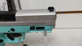 new Smith & Wesson M&P9 Shield EZ 3.62" barrel9mm Pistol with Robins Egg Blue Frame and Silver Slide - 18 of 20