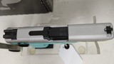 new Smith & Wesson M&P9 Shield EZ 3.62" barrel9mm Pistol with Robins Egg Blue Frame and Silver Slide - 19 of 20