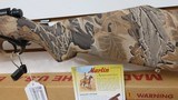 Lightly used Marlin 25N 22LR 22" barrel realtree advantage camo lock manuals original box good condition - 2 of 21