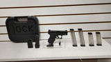 Used G42 G3 380ACP 6+1 3.25 FS W/TWO 6RD MAGS, ACC + CASE plus 2 6 round and 2 10 round aftermarket mags custom finish night sights good condition - 9 of 16