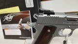 New Kimber Stainless Target II 5? 7+1 .45 ACP Adjustable Sights 1 magazine hard plastic case new in box - 10 of 17
