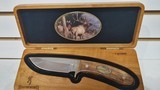Browning 25 LE Fixed Blade Limited Edition Elk with Display case very good condition reduced to sell - 7 of 8