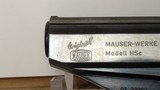 Used Mauser HSC Pistol .380 cal3 1/4