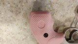 New S+W M642 CEN 38 DAO REV 1.87 PPink & Black Grips Included - 2 of 25