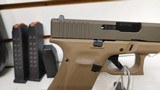 New Glock Gen 5 17 Davidsons Dark Earth Patriot Brown 9MM ACG-570153 17 round mags grip adjusters lock hard plastic case new in box - 2 of 19