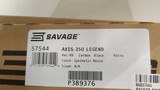new savage AXIS 350LEG BL/SYN 18" barrelsku 57544 new in box - 19 of 25