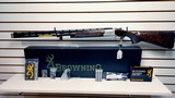 New Browning Miller 725 20 gauge 30" barrel 5 chokes 3 trigger shoes wrench spare sights with holder new in box - 1 of 21