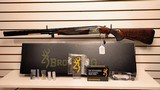New Browning 425 Grade 6 Gray 28 gauge 30" barrel 4 chokes 3 trigger shoes choke wrench allen wrench lock manual new in box - 1 of 24