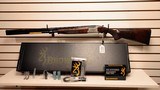New Browning Citori Miller 425 20 gauge 30" barrel 4 chokes 3 trigger shoes choke wrench Allen wrench lock manual new in box - 1 of 24