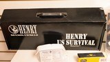 new Henry Survival HEN US SURVIVAL BLK 22LR PACK with case and accessories new in box - 10 of 21