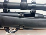 Used Remington Model 597 22 mag 19" barrel black synthetic stock and forearm golden antler scope good condition - 13 of 20