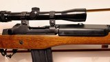 Used Ruger Mini-14 .223 20" barrel bushnell sharpshooter scope 1 30 round mag leather strap good condition - 17 of 24