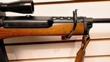 Used Ruger Mini-14 .223 20" barrel bushnell sharpshooter scope 1 30 round mag leather strap good condition - 18 of 24
