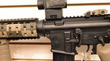 Used Smith & Wesson M&P 15 5.56 16" barrel flip up front and rear sights sparc vortex optic canvas sling good condition - 12 of 25