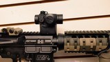Used Smith & Wesson M&P 15 5.56 16" barrel flip up front and rear sights sparc vortex optic canvas sling good condition - 19 of 25