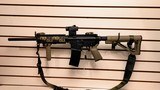 Used Smith & Wesson M&P 15 5.56 16" barrel flip up front and rear sights sparc vortex optic canvas sling good condition - 1 of 25