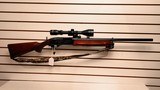 Used Remington 1100 Deer Gun 12 gauge 24" fully rifled barrel tasco scope canvas strap good condition - 7 of 23