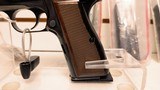 Browning Hi Power 9mm NATO original issue Bobbed Hammer military leaf sight factory box and manual 2 orig man 8 addt factory mags like new - 4 of 21