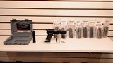 Browning Hi Power 9mm NATO original issue Bobbed Hammer military leaf sight factory box and manual 2 orig man 8 addt factory mags like new - 14 of 21