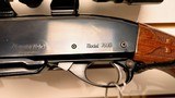 Used Remington 7600 30-0622.5" barrelsome bluing corrosion Bushnell 3x-9x banner scope leather strap good working condition - 15 of 25