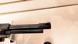 Used Ruger Single Six 5 1/2" barrel.22 and .22 mag cylinders hard plastic case manuals custom grips good condition - 18 of 20