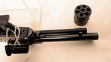 Used Ruger Single Six 5 1/2" barrel.22 and .22 mag cylinders hard plastic case manuals custom grips good condition - 19 of 20