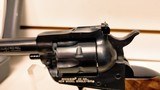 Used Ruger Single Six 5 1/2" barrel.22 and .22 mag cylinders hard plastic case manuals custom grips good condition - 8 of 20